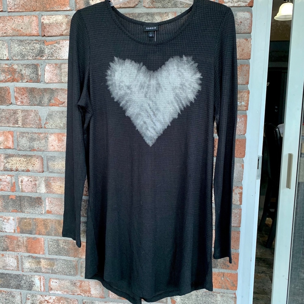 torrid waffle knit thermal tunic